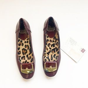 Merona burgundy flats